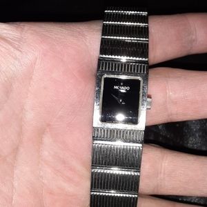 Movado Stirling silver watch